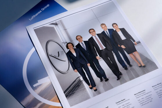 Lufthansa Vorstand, Fotografie Werner Bartsch