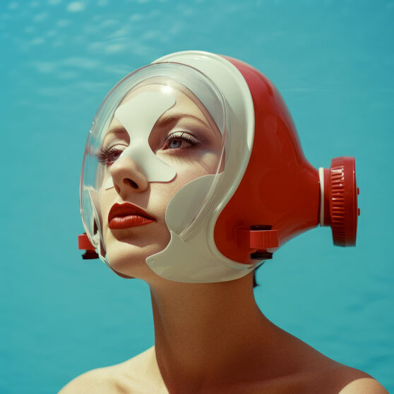 Seaside Rendezvous - Portrait of Adriana by Werner Bartsch